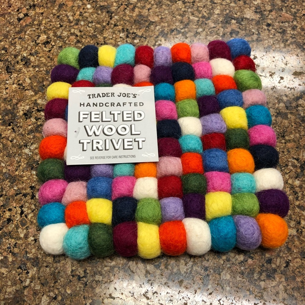 Trader Joe’s felted wool trivet